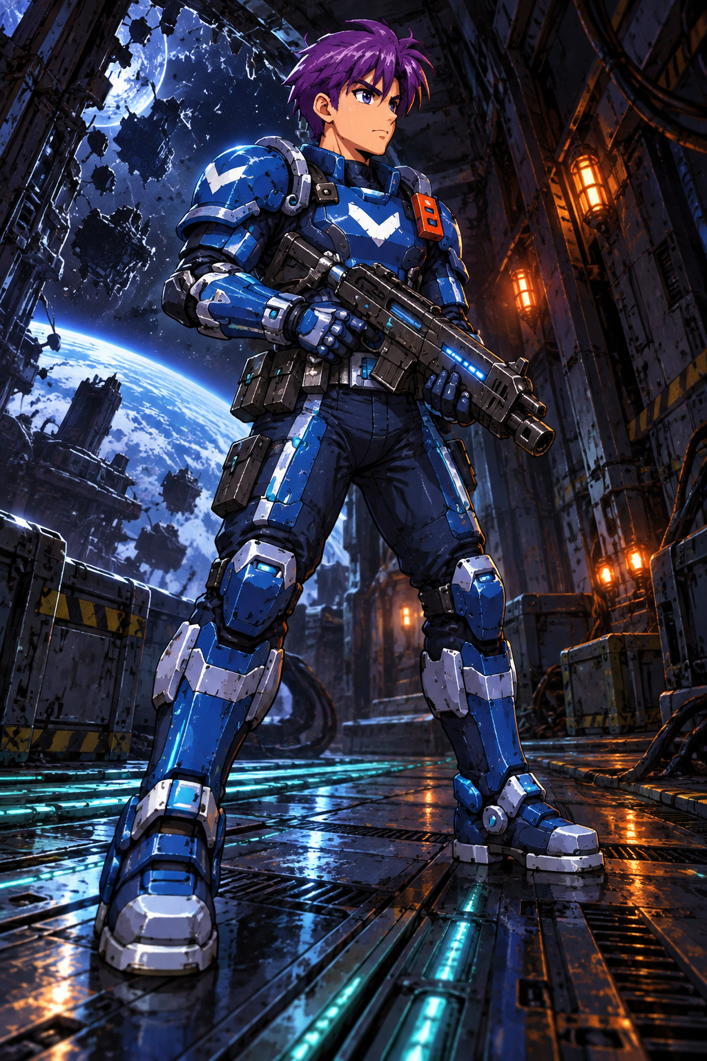 Marine pressure suit concept artwork